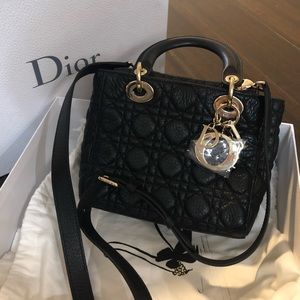 Lady Dior Supple Small Black